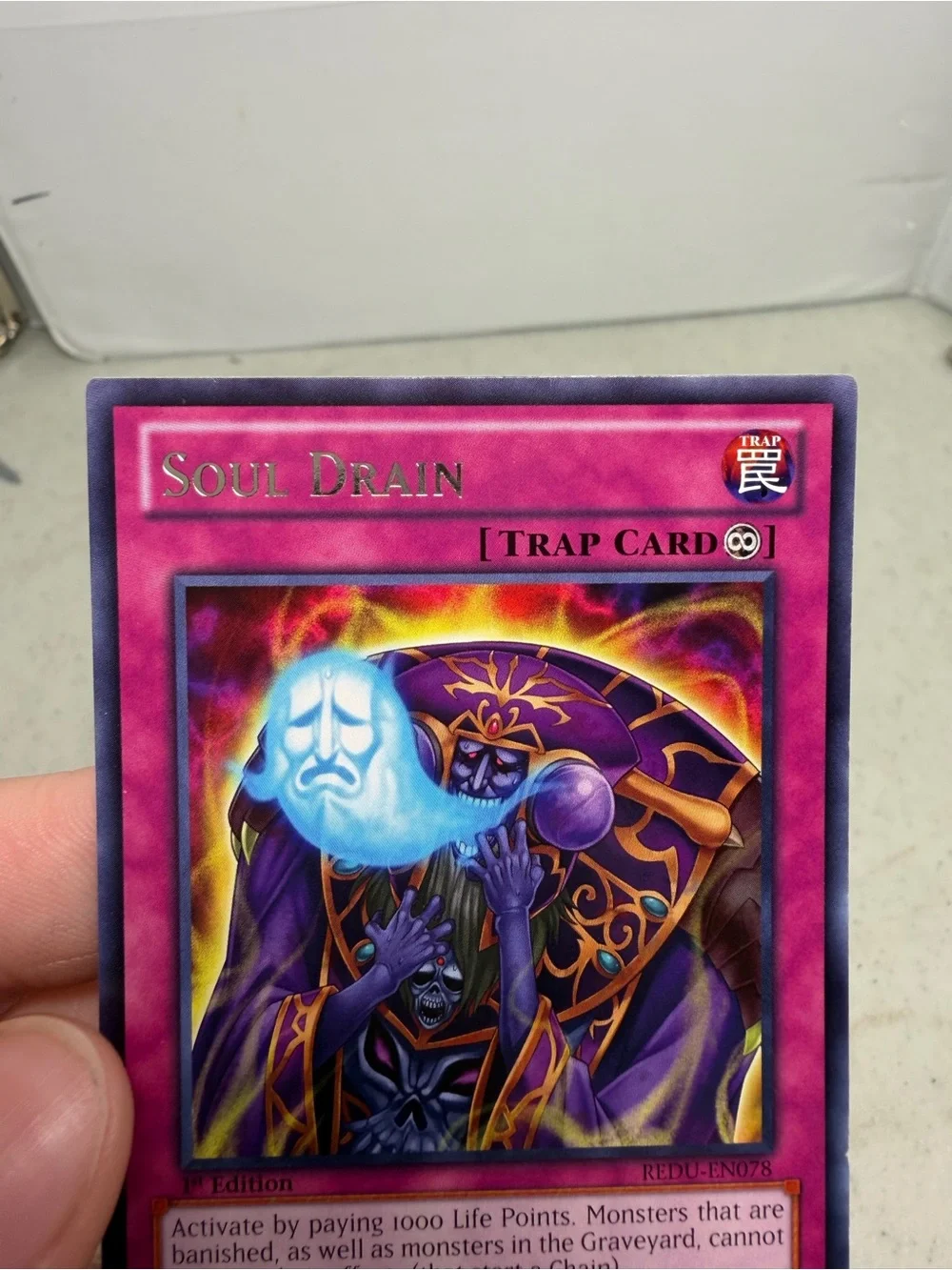 Soul Drain Yugioh REDU-EN078 Rare NM